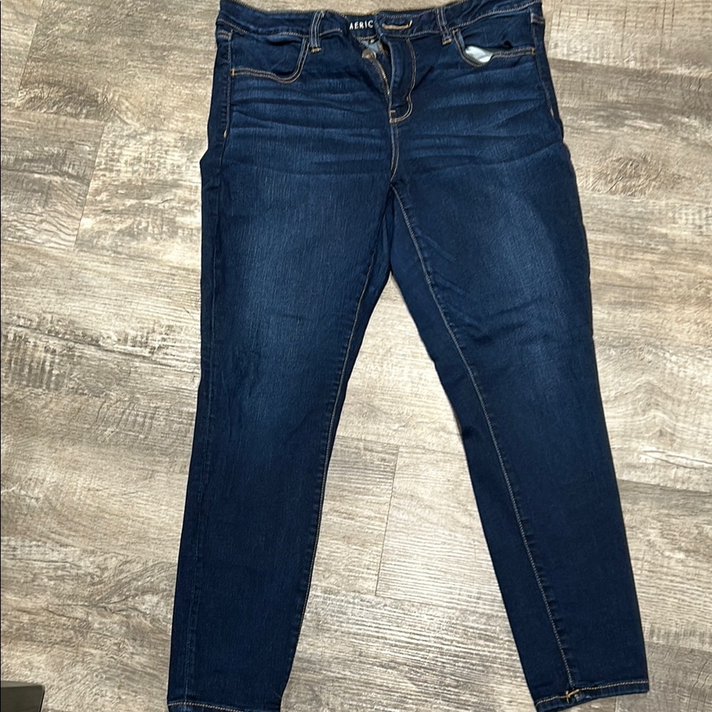 American Eagle Outfitters Dark Indigo Skinny Jeans next lvl like new